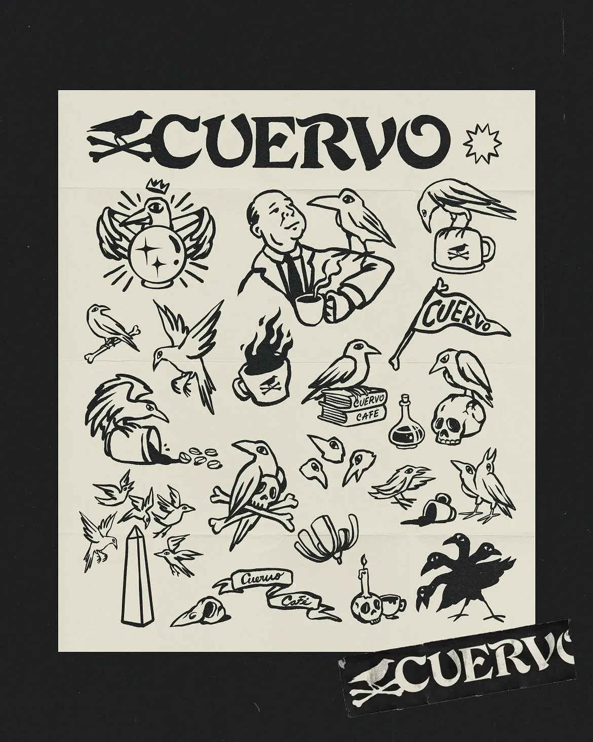 Cuervo. Cafe