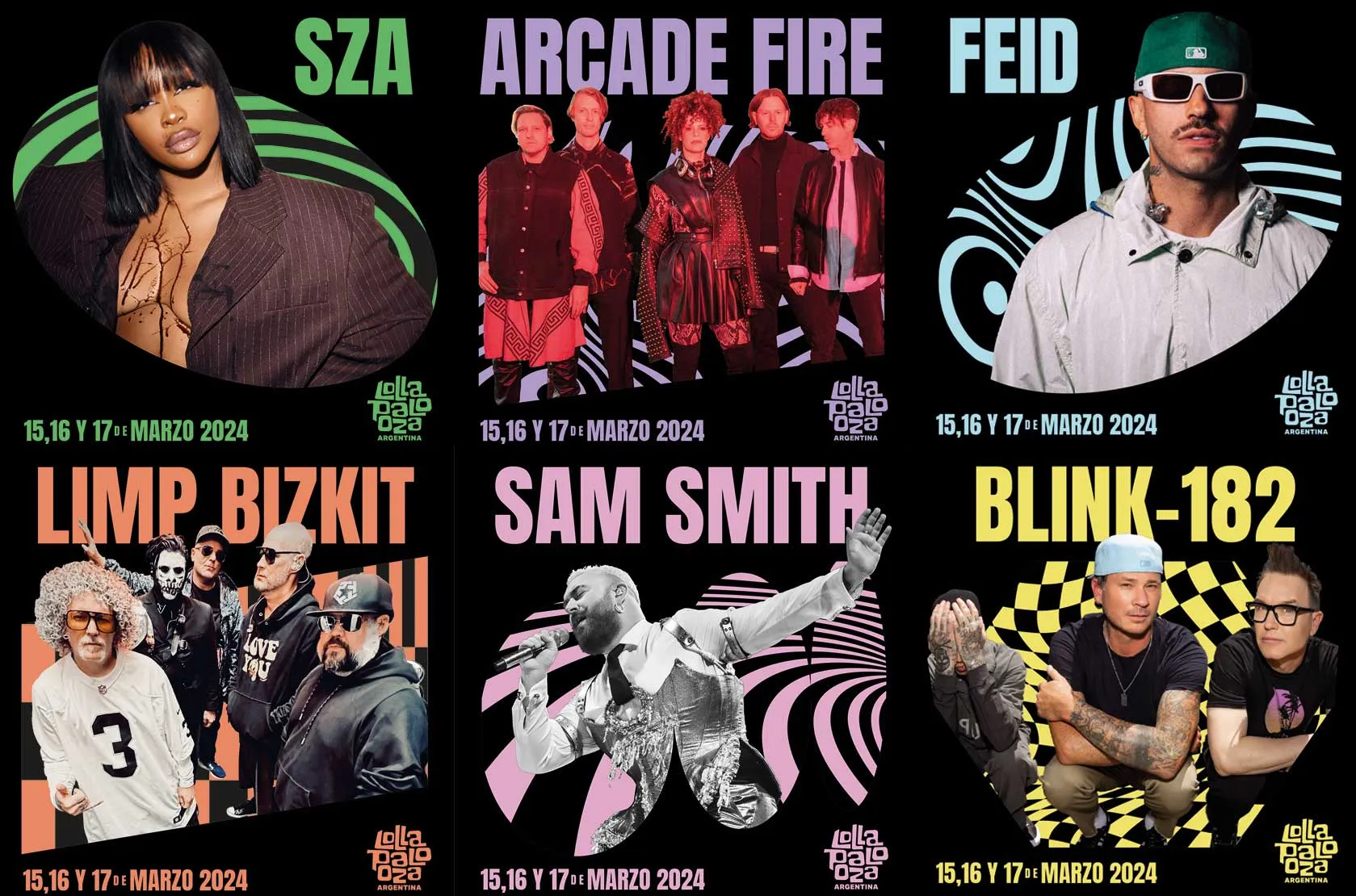Lollapalooza. Key visuals (El Archivo)