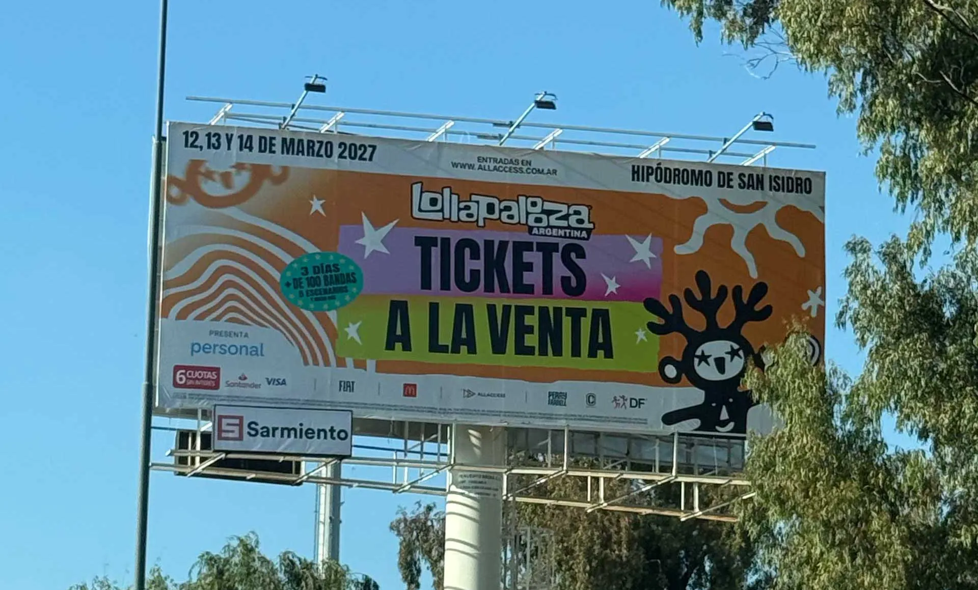 Lollapalooza. Key visuals (El Archivo)