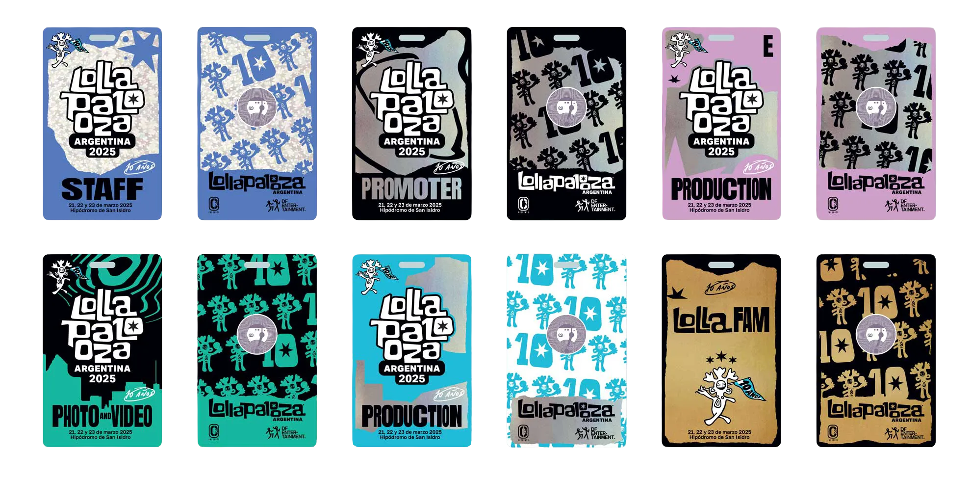 Lollapalooza. Key visuals (El Archivo)